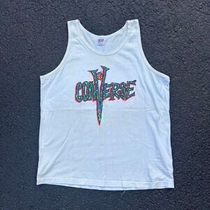 Vintage 90's Converse single stitch basketball tank top gym shirt
